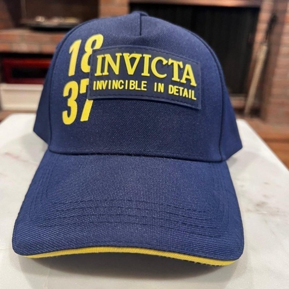 Invicta Gear‎ Limited 1837 Baseball Hat Cap Navy Model EUC Invincible in Detail